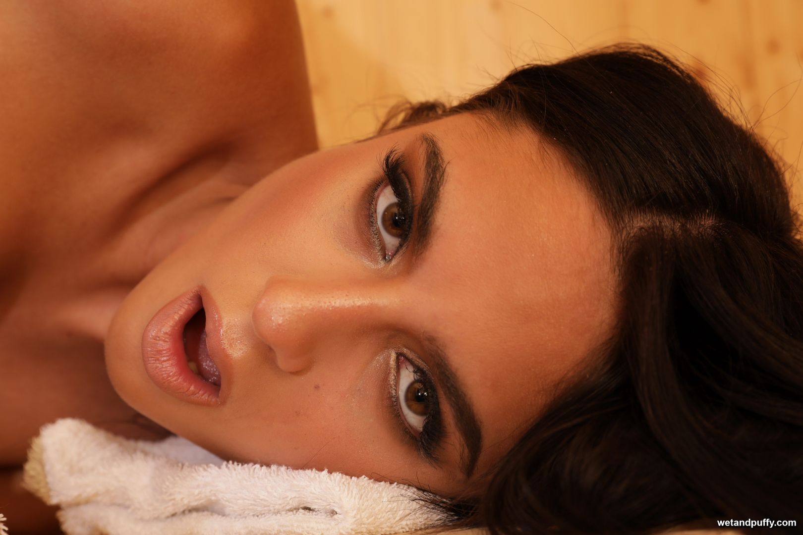 MIA TREJSI — STRIPPING FOR THE SAUNA