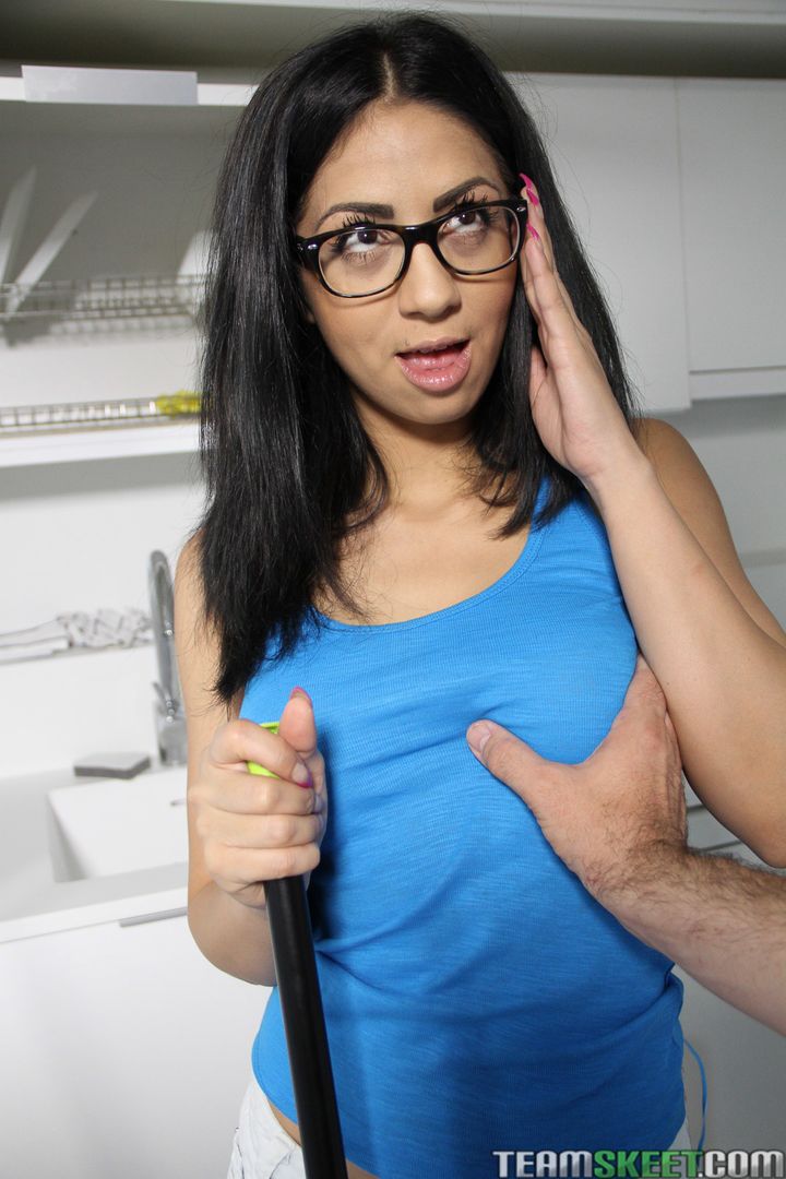 Spanish Girlfriend Sucks & Fucks