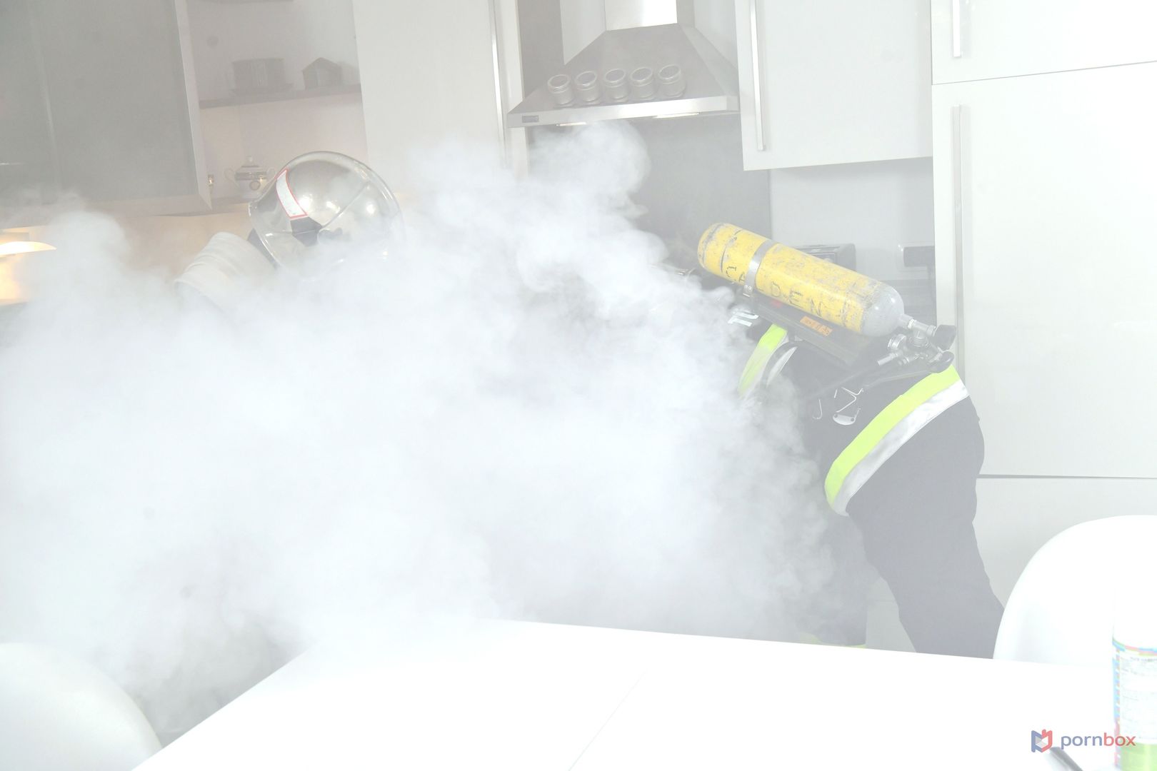 Monika Fox Lets 2 Firemen Who Put Out a House Fire DP Her GP2226