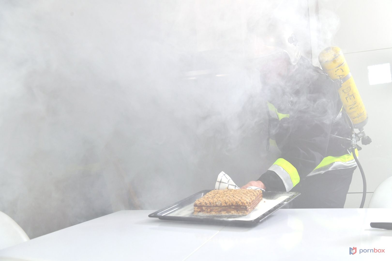 Monika Fox Lets 2 Firemen Who Put Out a House Fire DP Her GP2226