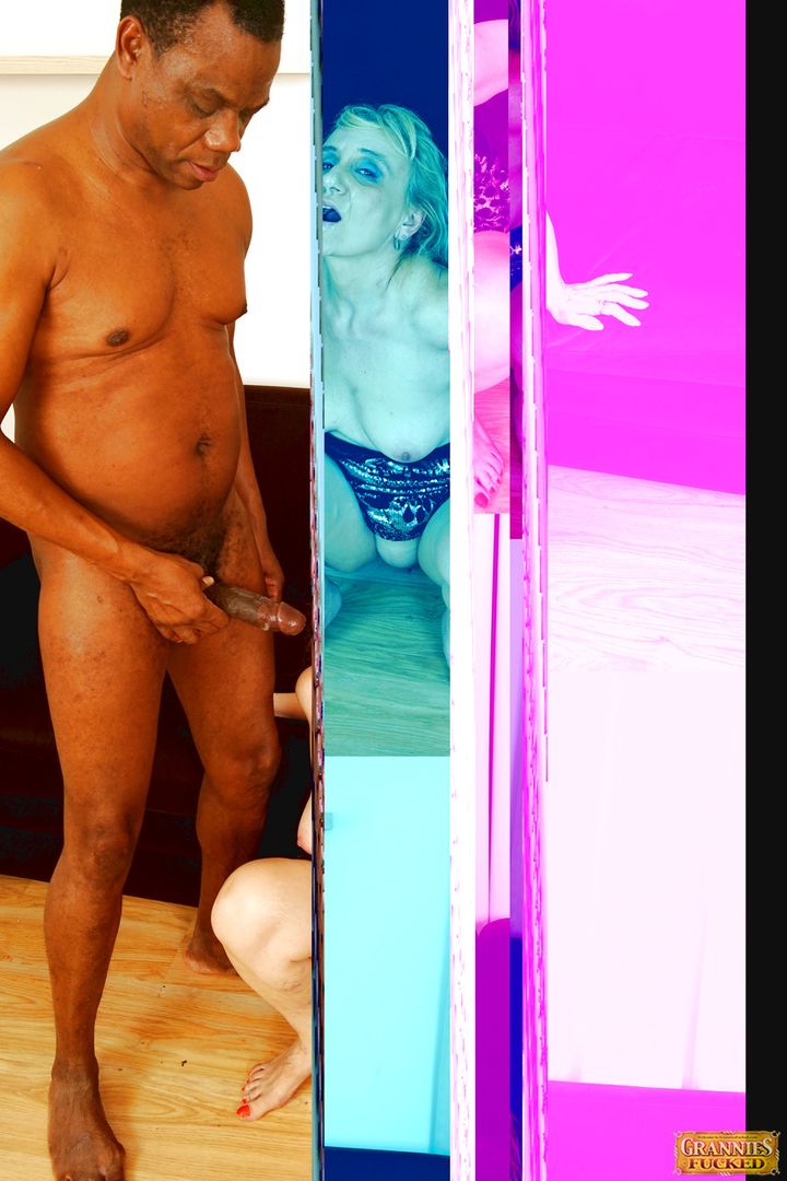 Grandma loves big black dicks