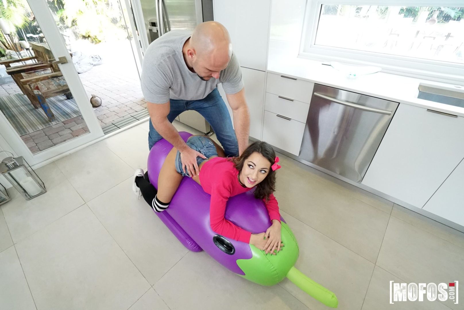 Tiny Hottie Takes A Huge Cock