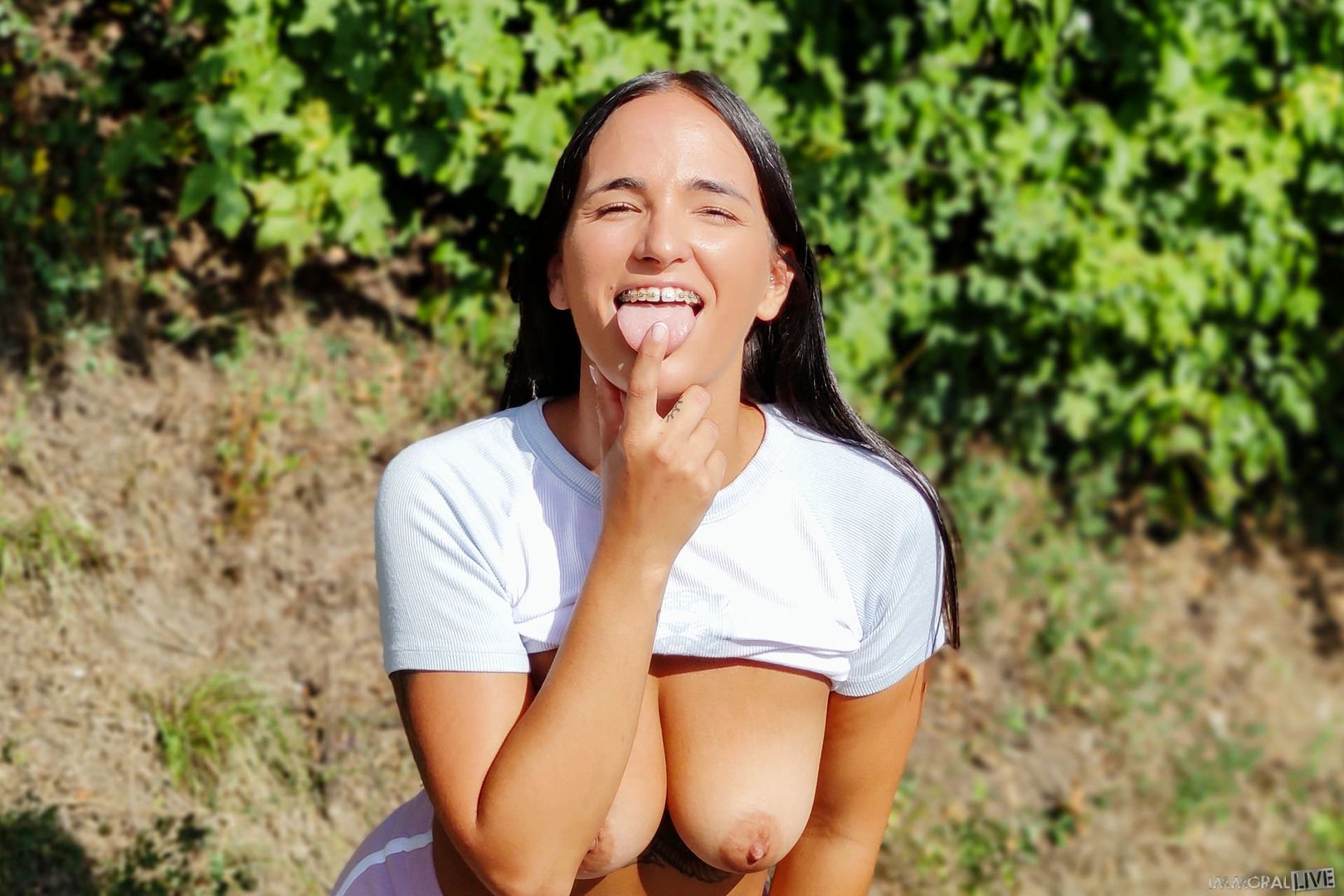 Daddy Dan Accidentally Creampies Lock Jaw Pussy of Brace Face Claudia Bavel