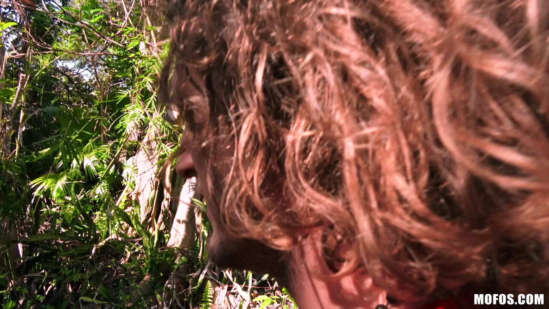 Tiny Redhead Takes Dick In Park