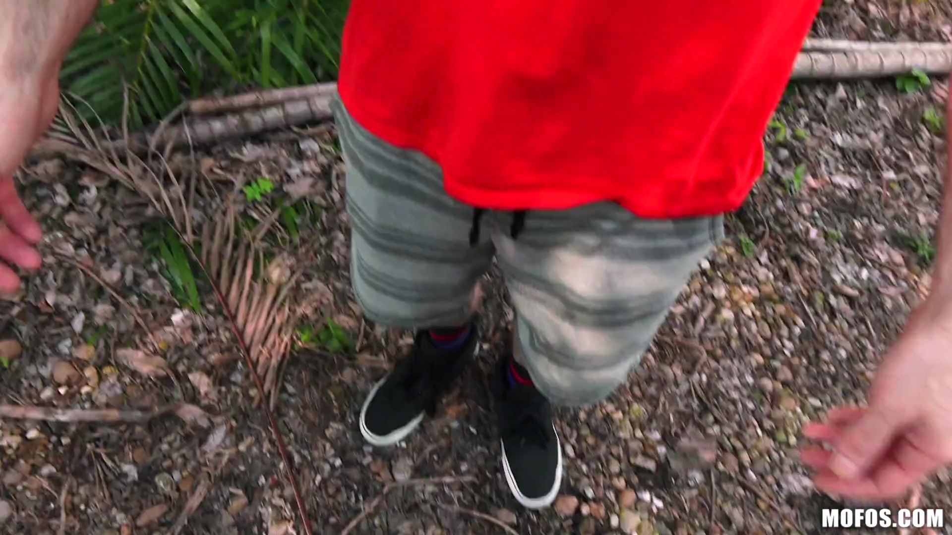 Tiny Redhead Takes Dick In Park