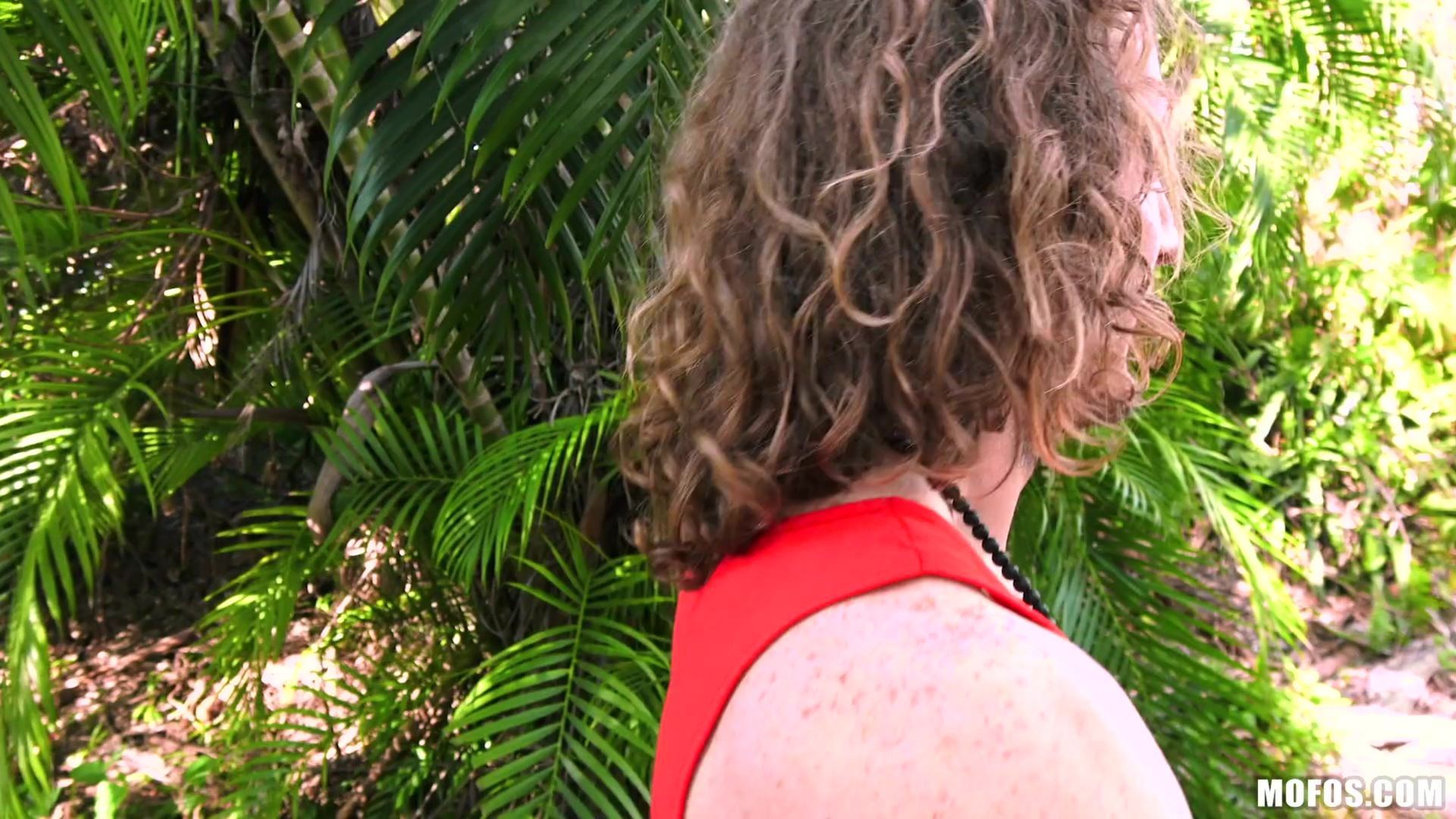 Tiny Redhead Takes Dick In Park