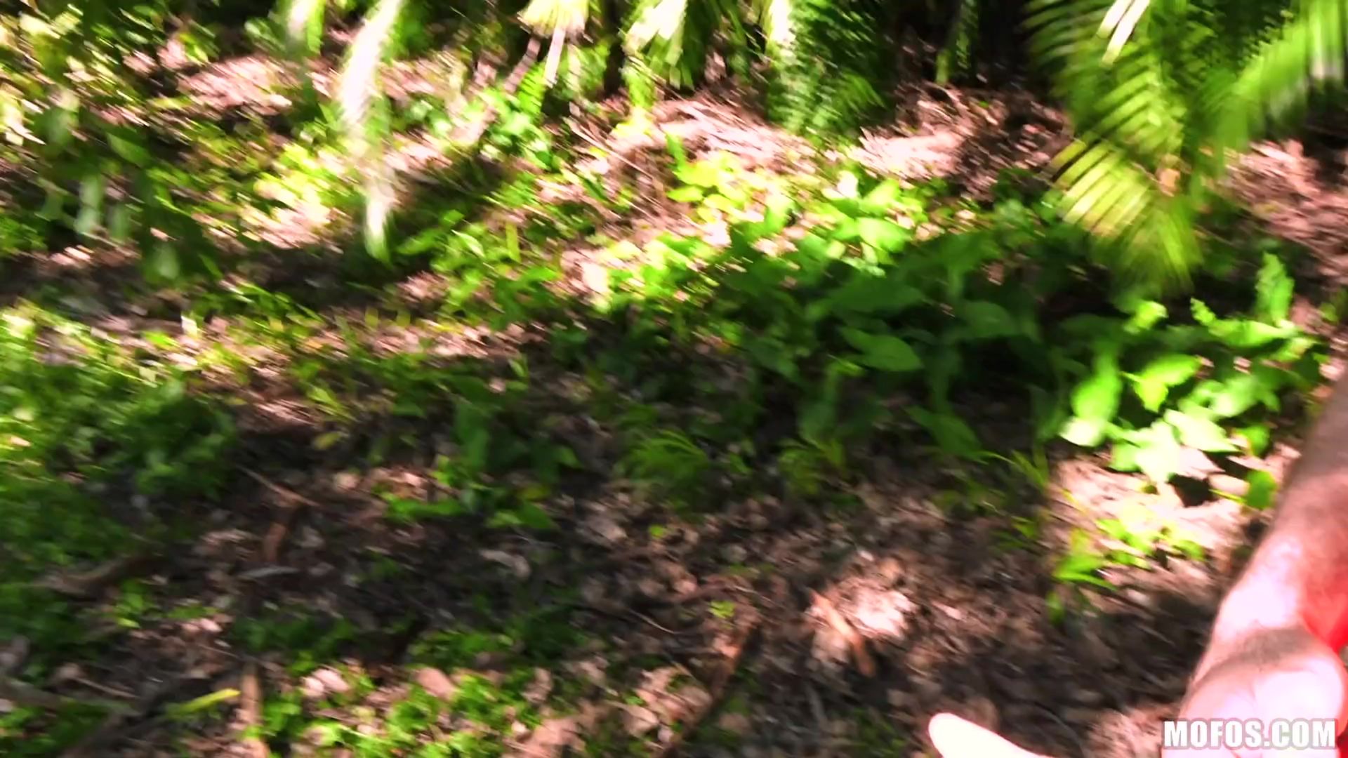 Tiny Redhead Takes Dick In Park