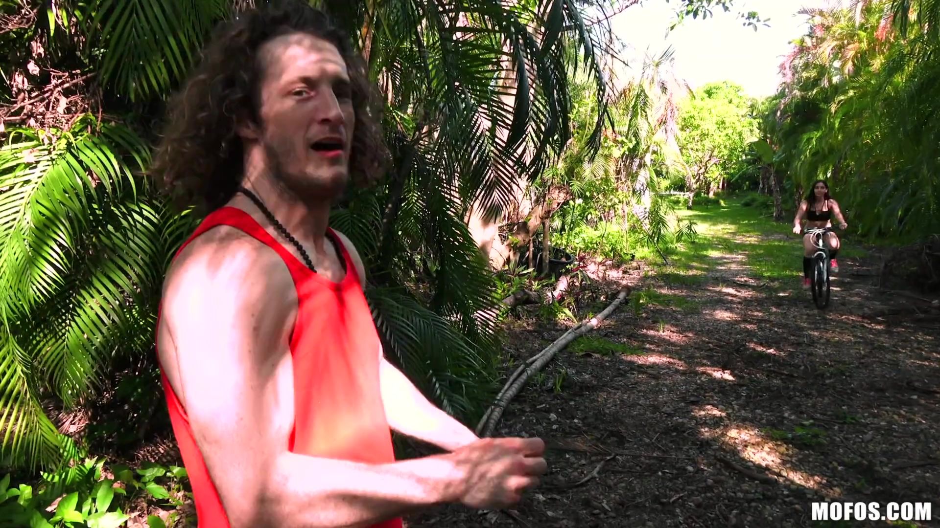 Tiny Redhead Takes Dick In Park