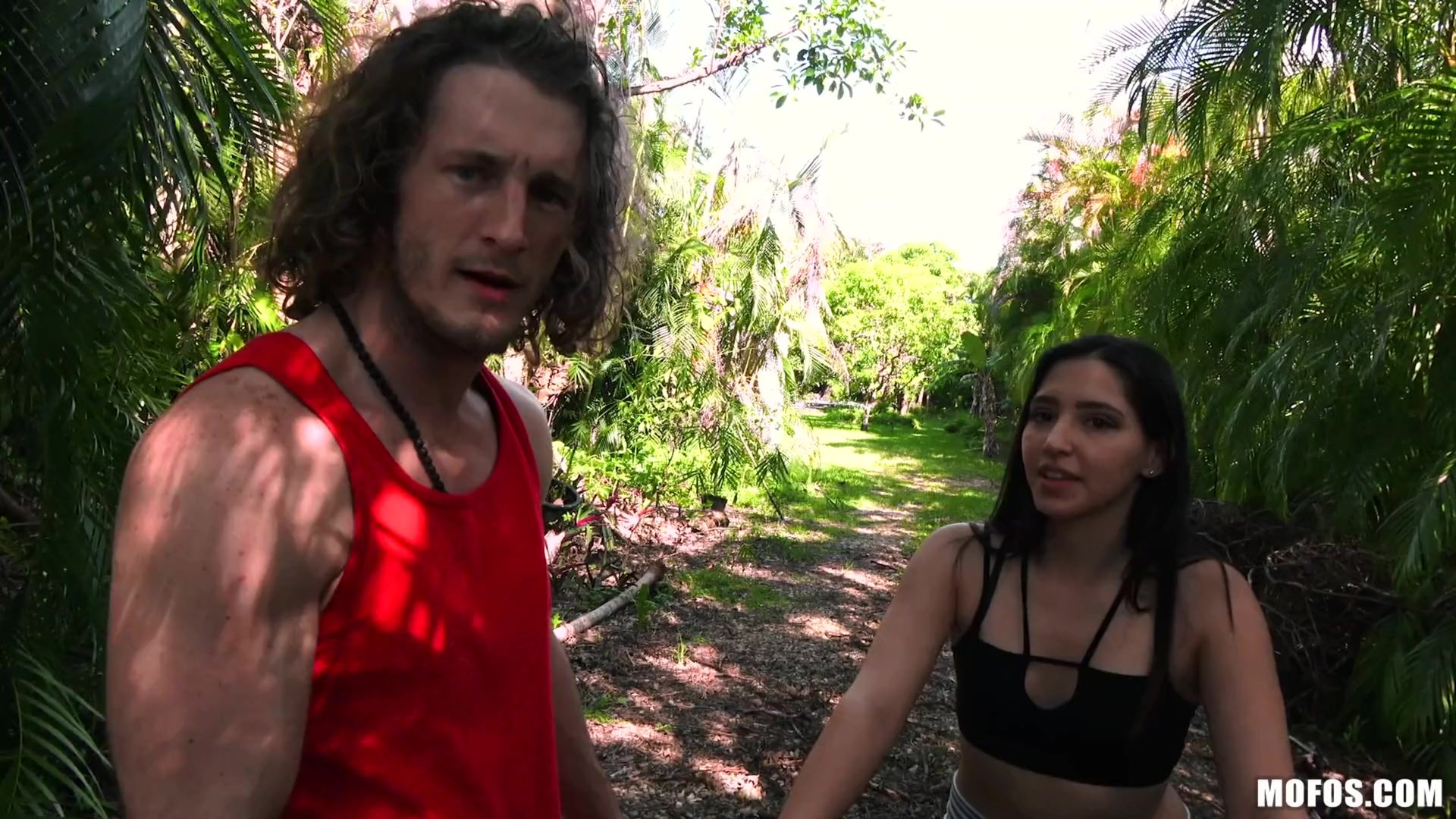Tiny Redhead Takes Dick In Park
