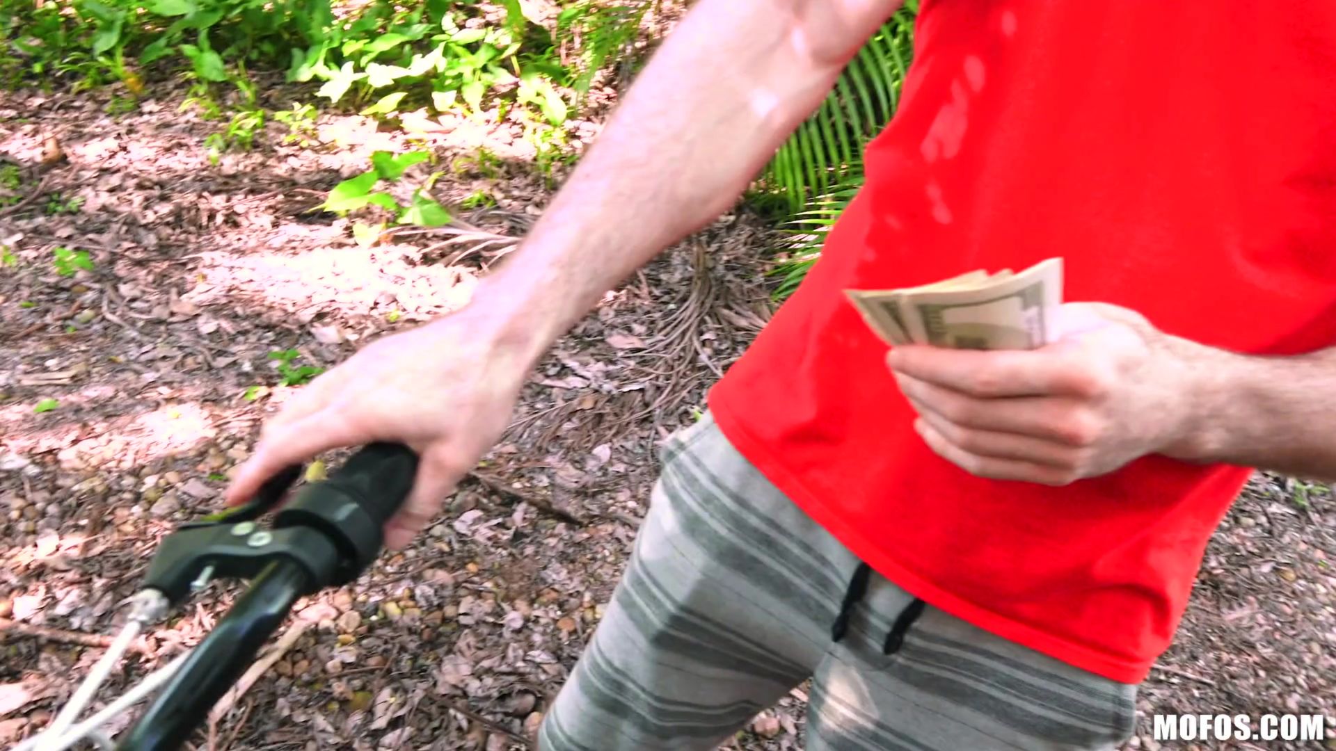 Tiny Redhead Takes Dick In Park