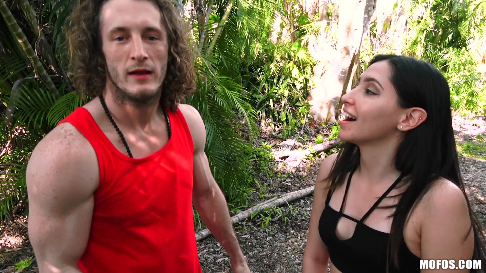 Tiny Redhead Takes Dick In Park