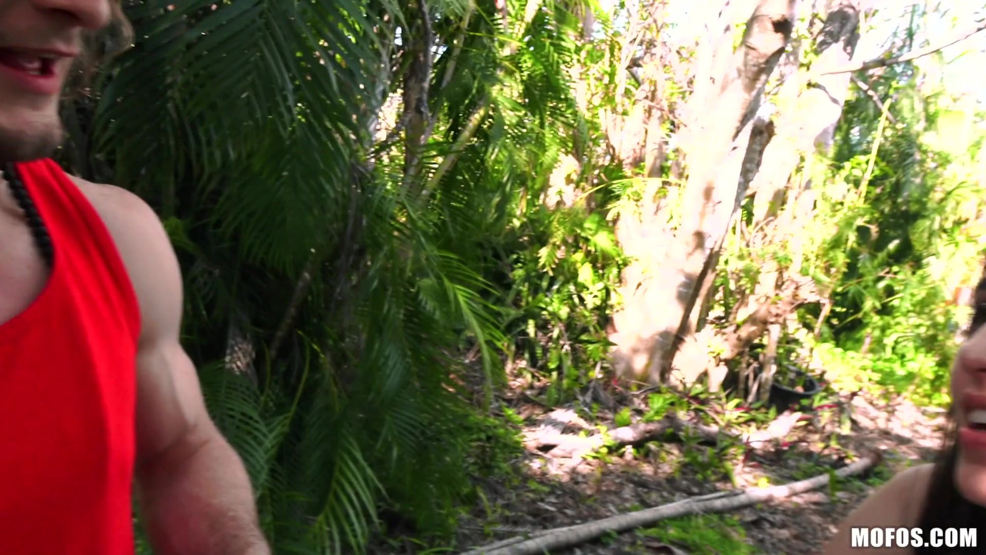 Tiny Redhead Takes Dick In Park