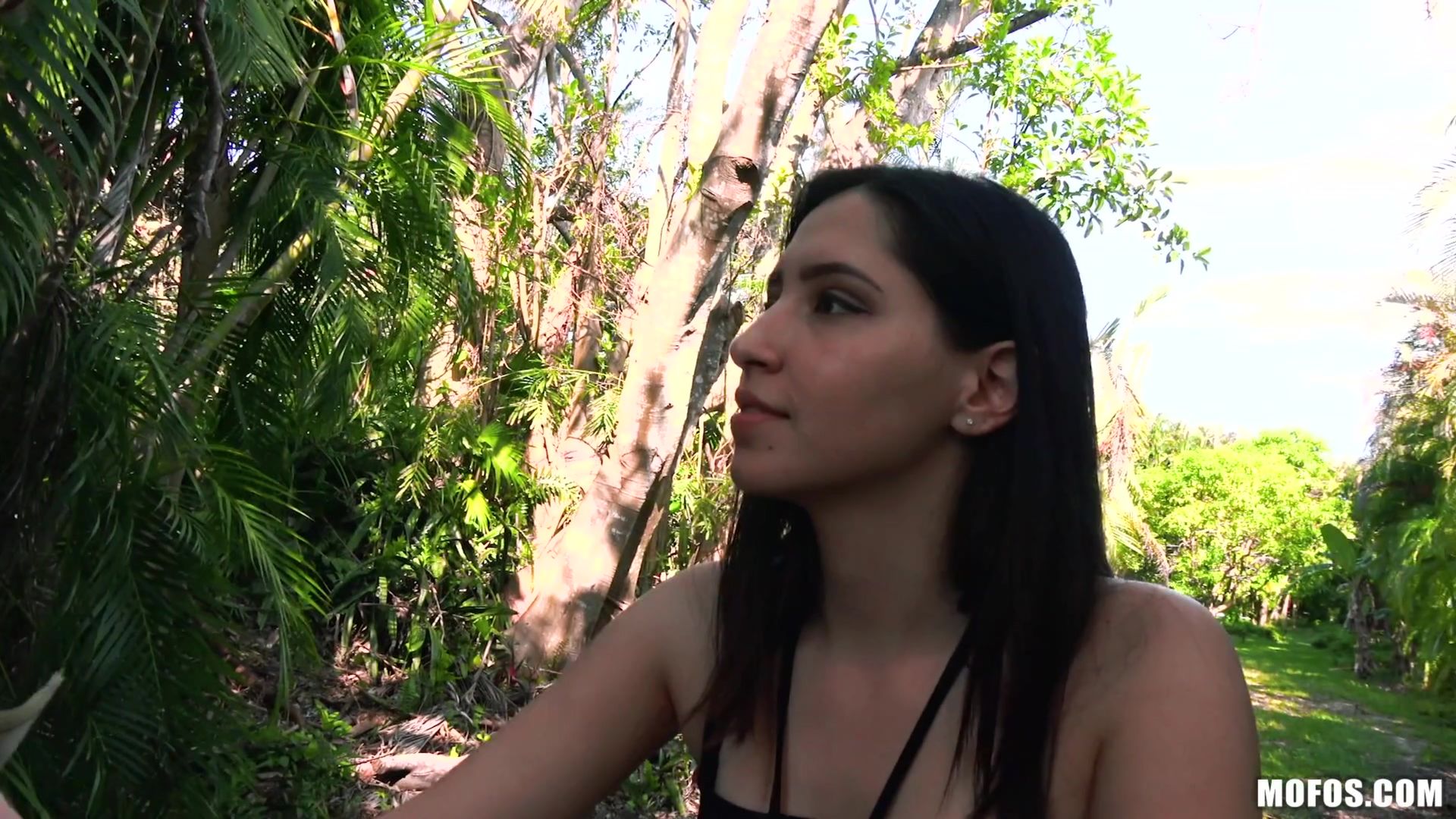 Tiny Redhead Takes Dick In Park