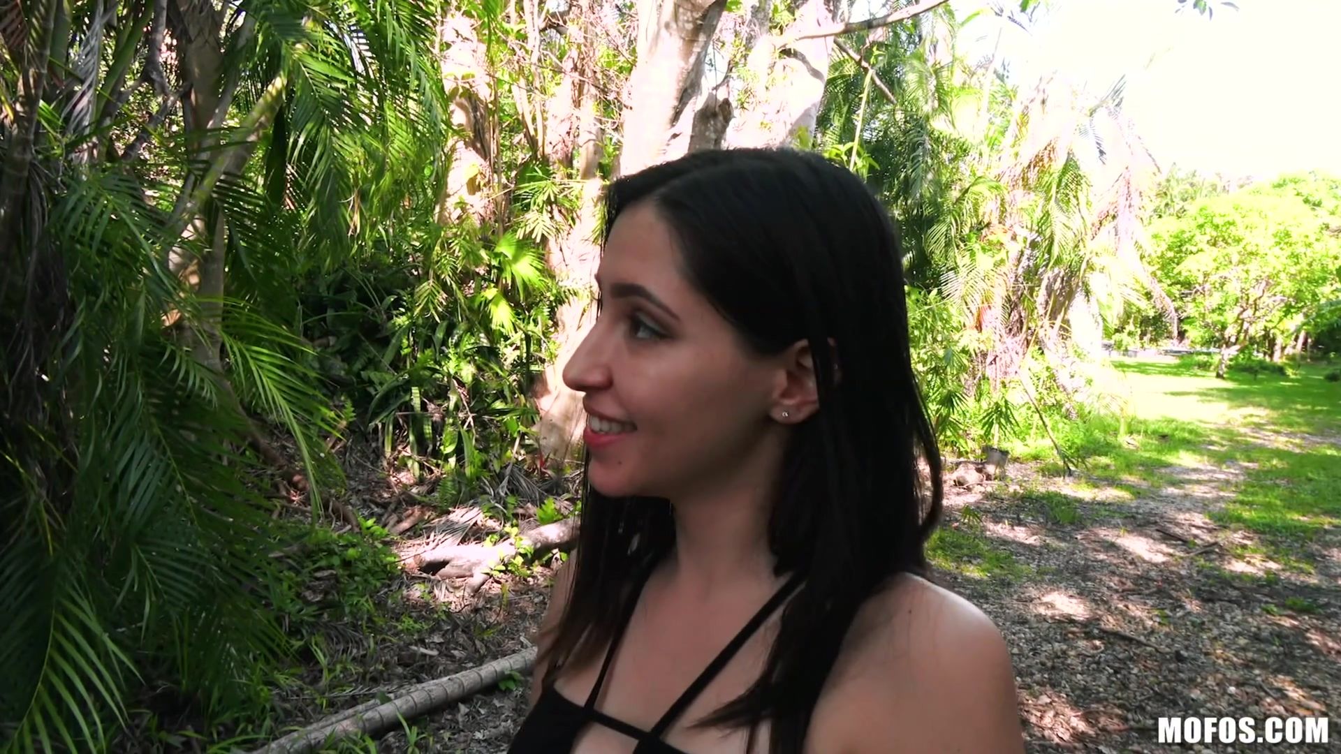 Tiny Redhead Takes Dick In Park