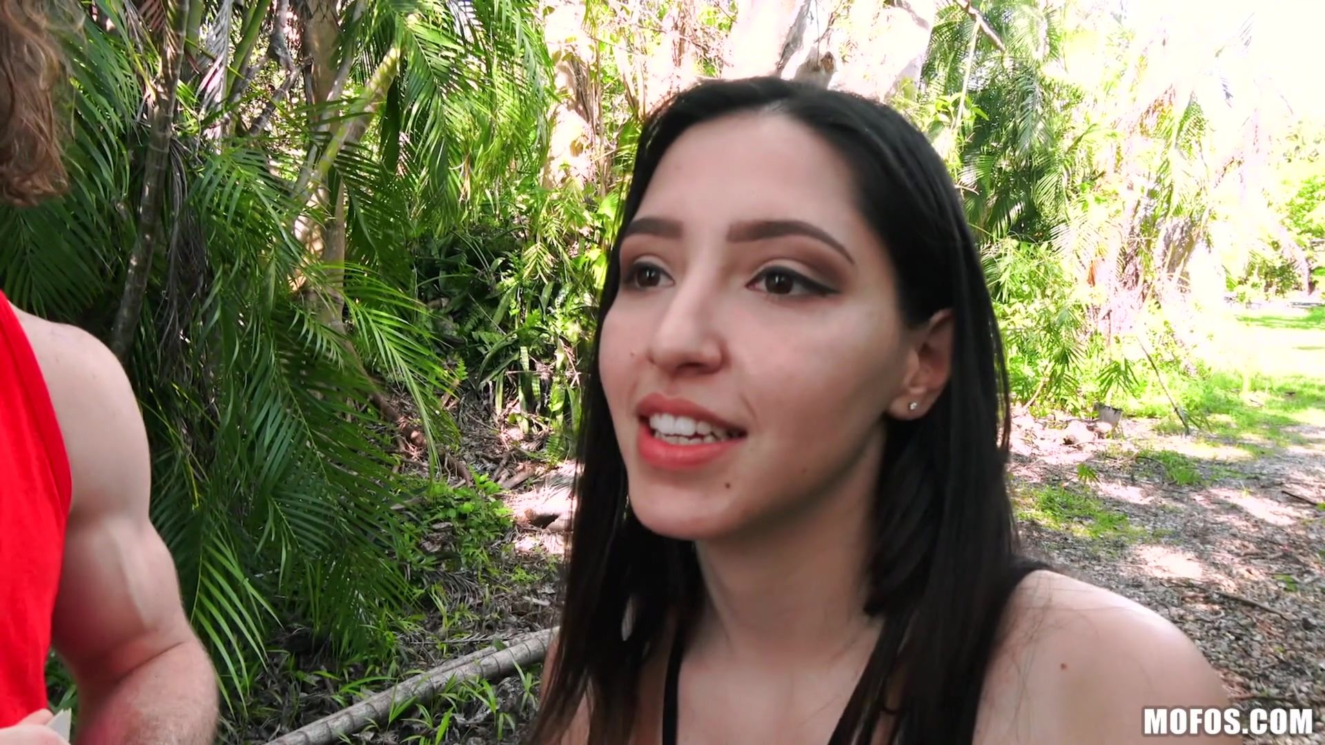 Tiny Redhead Takes Dick In Park