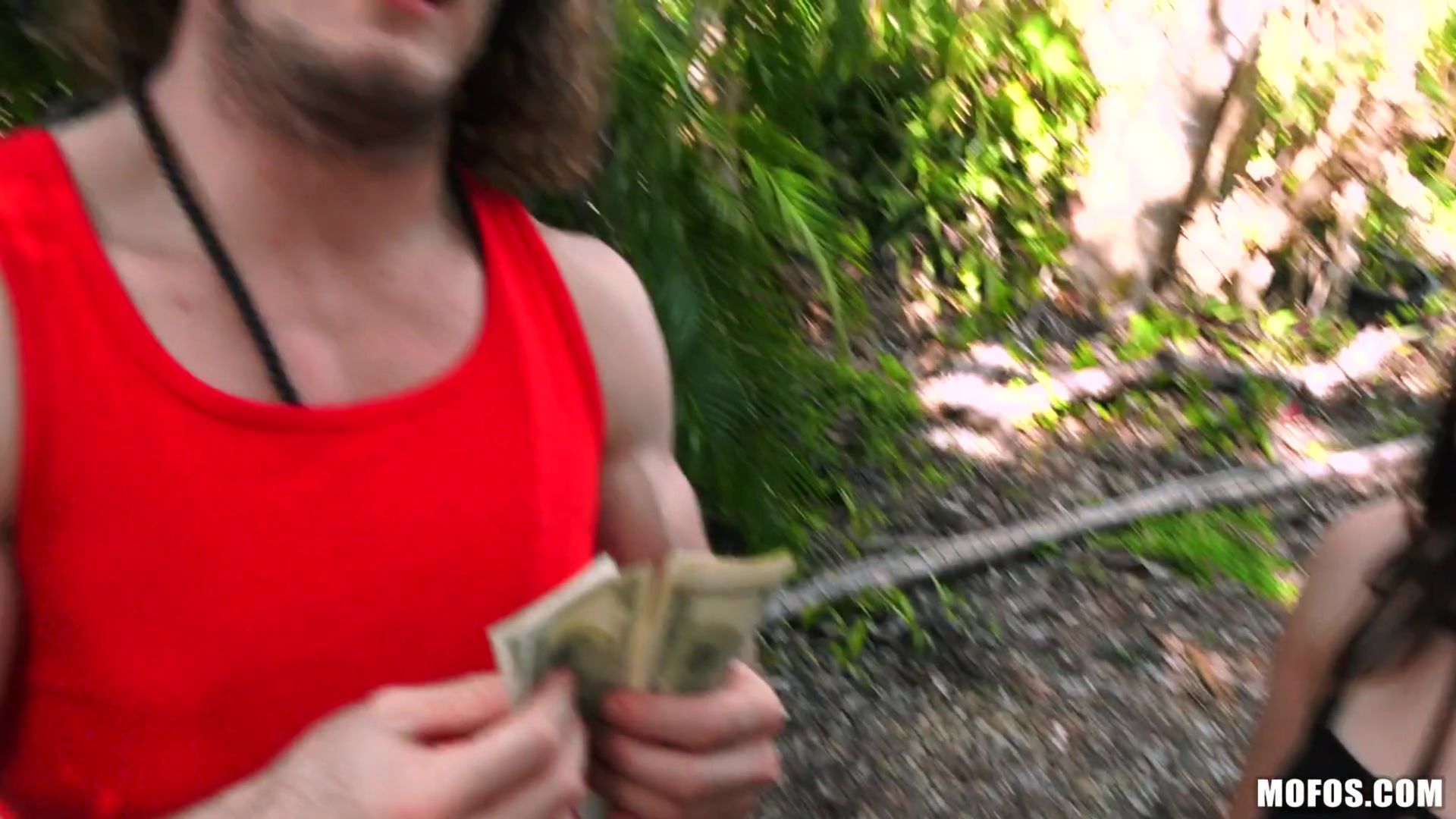 Tiny Redhead Takes Dick In Park