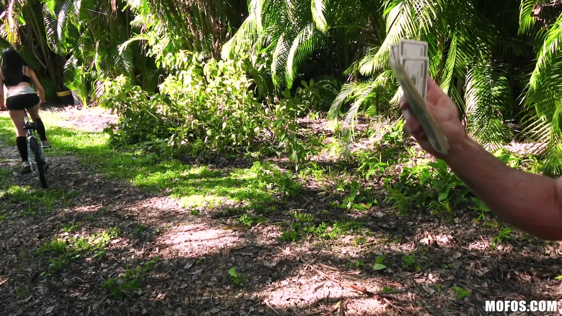 Tiny Redhead Takes Dick In Park