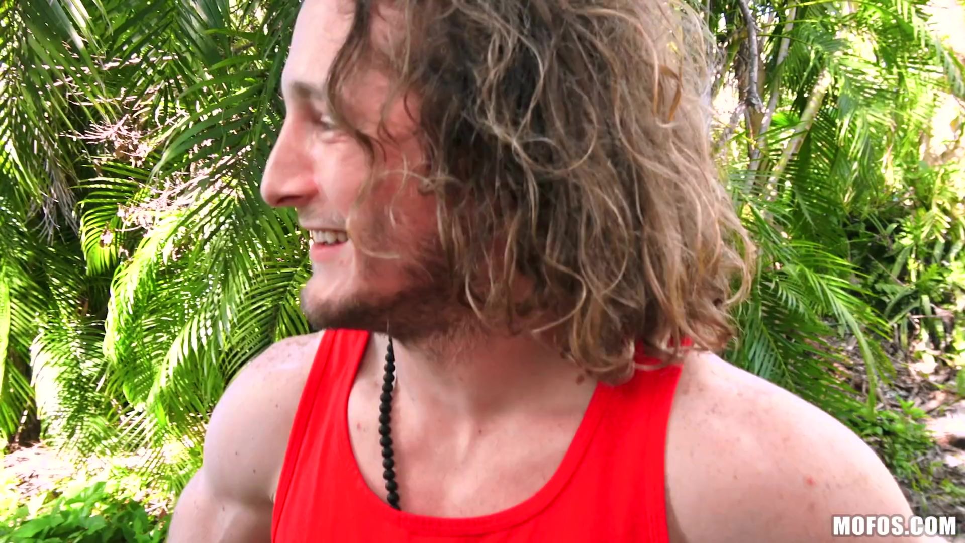 Tiny Redhead Takes Dick In Park