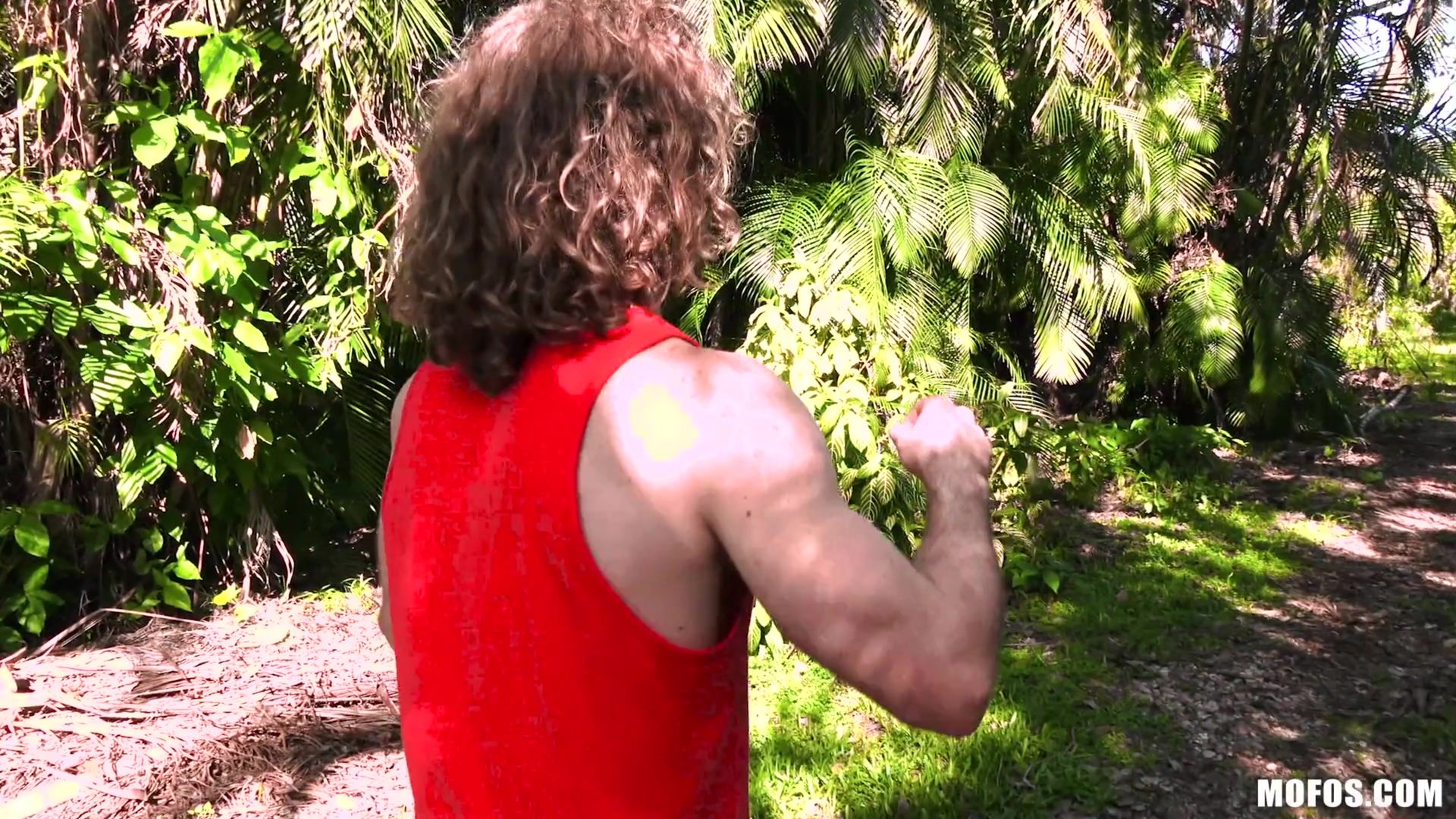 Tiny Redhead Takes Dick In Park