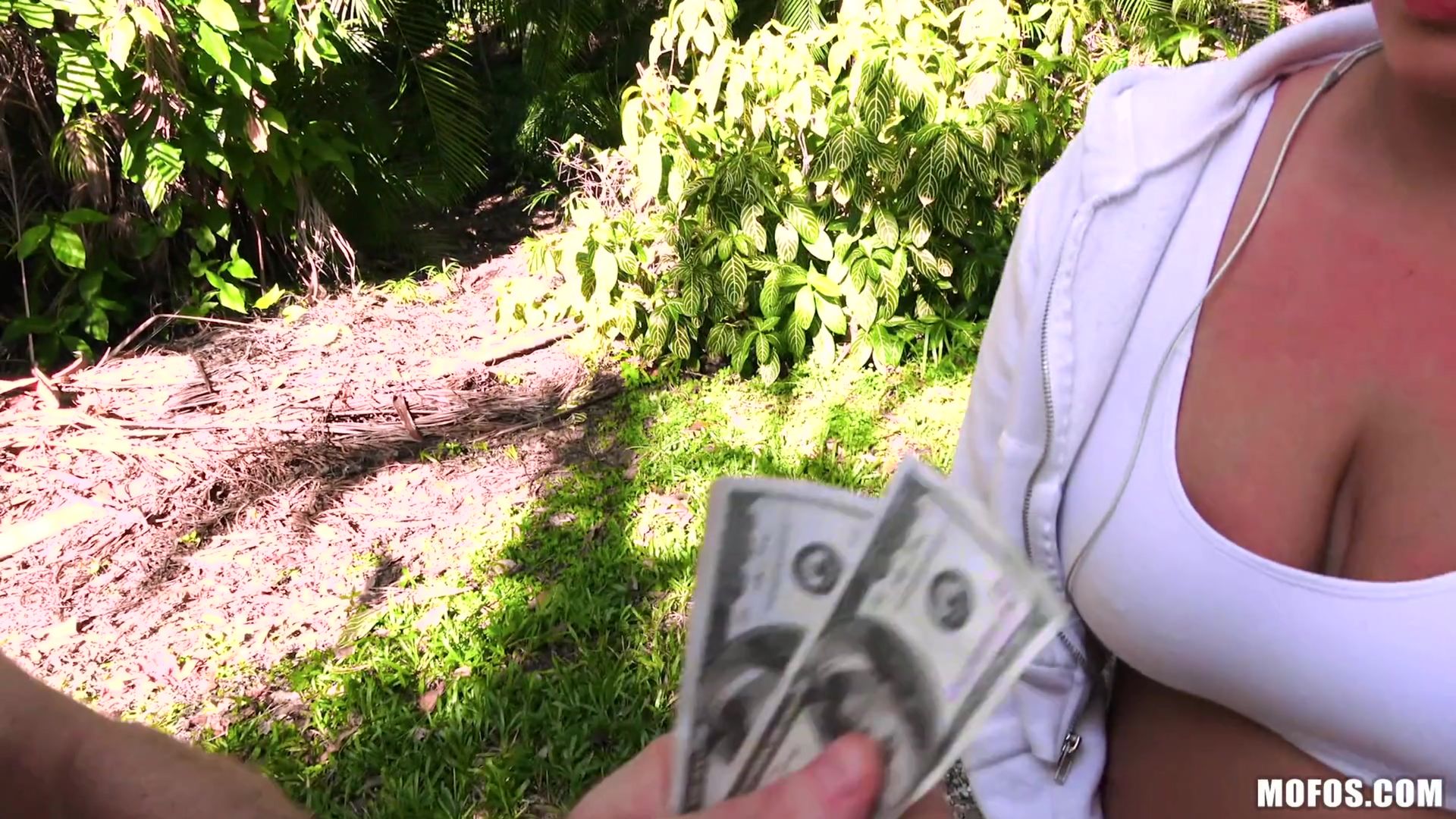Tiny Redhead Takes Dick In Park