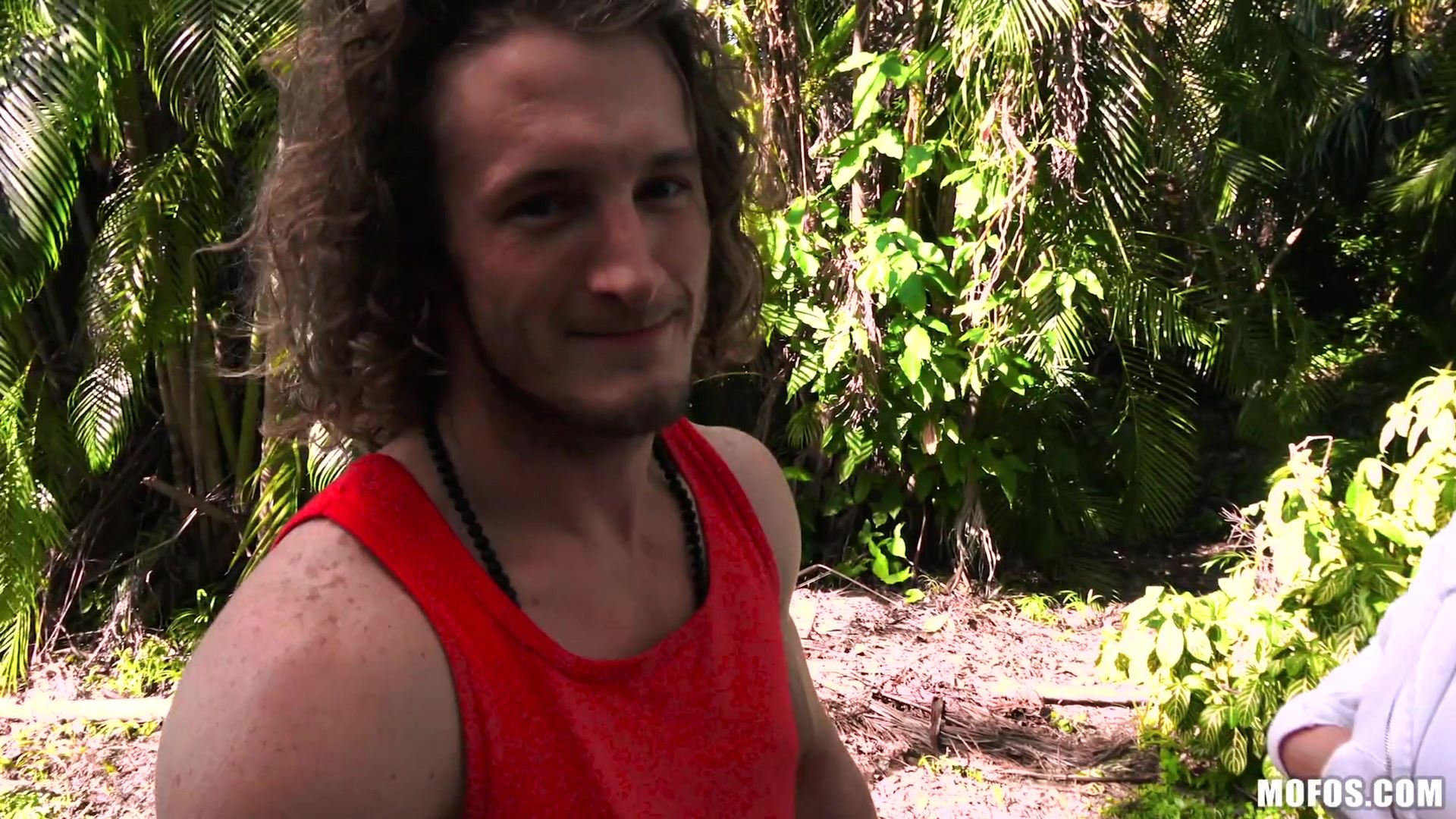 Tiny Redhead Takes Dick In Park