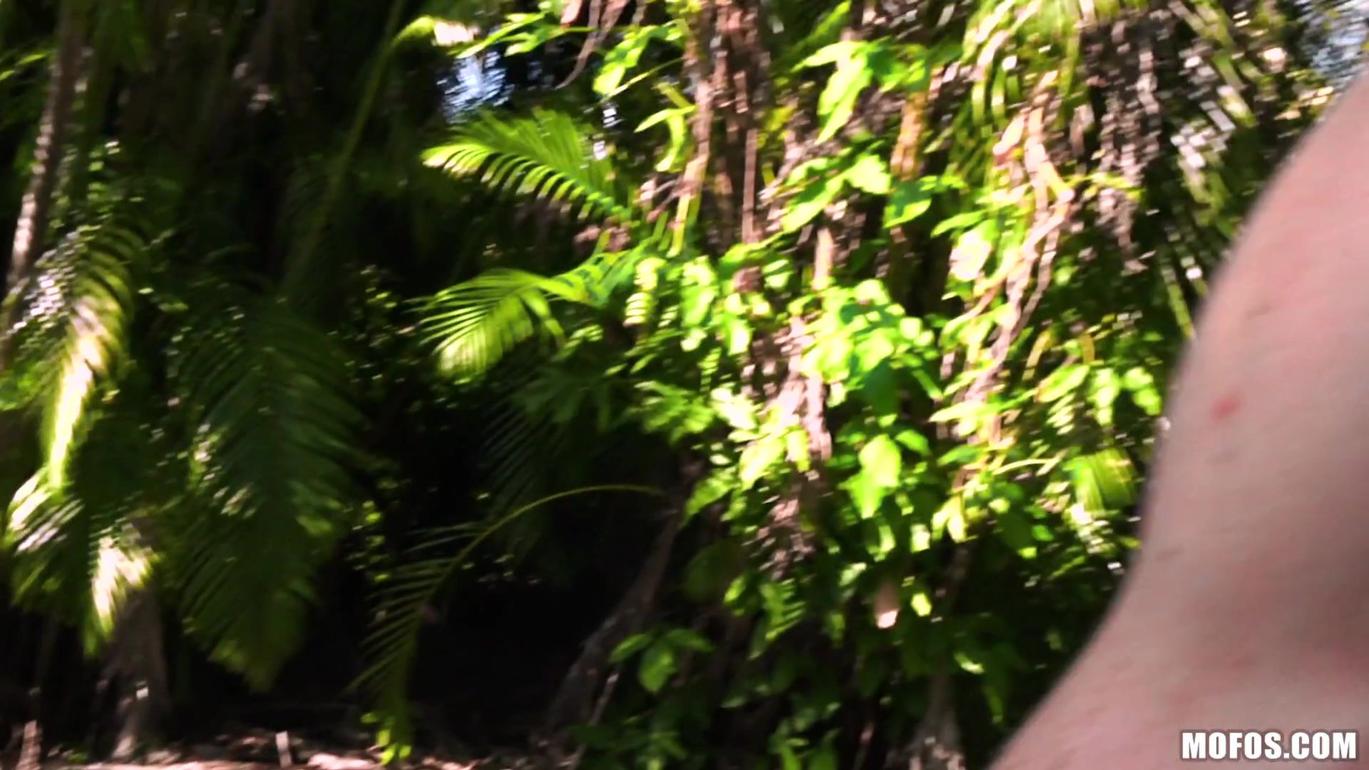 Tiny Redhead Takes Dick In Park