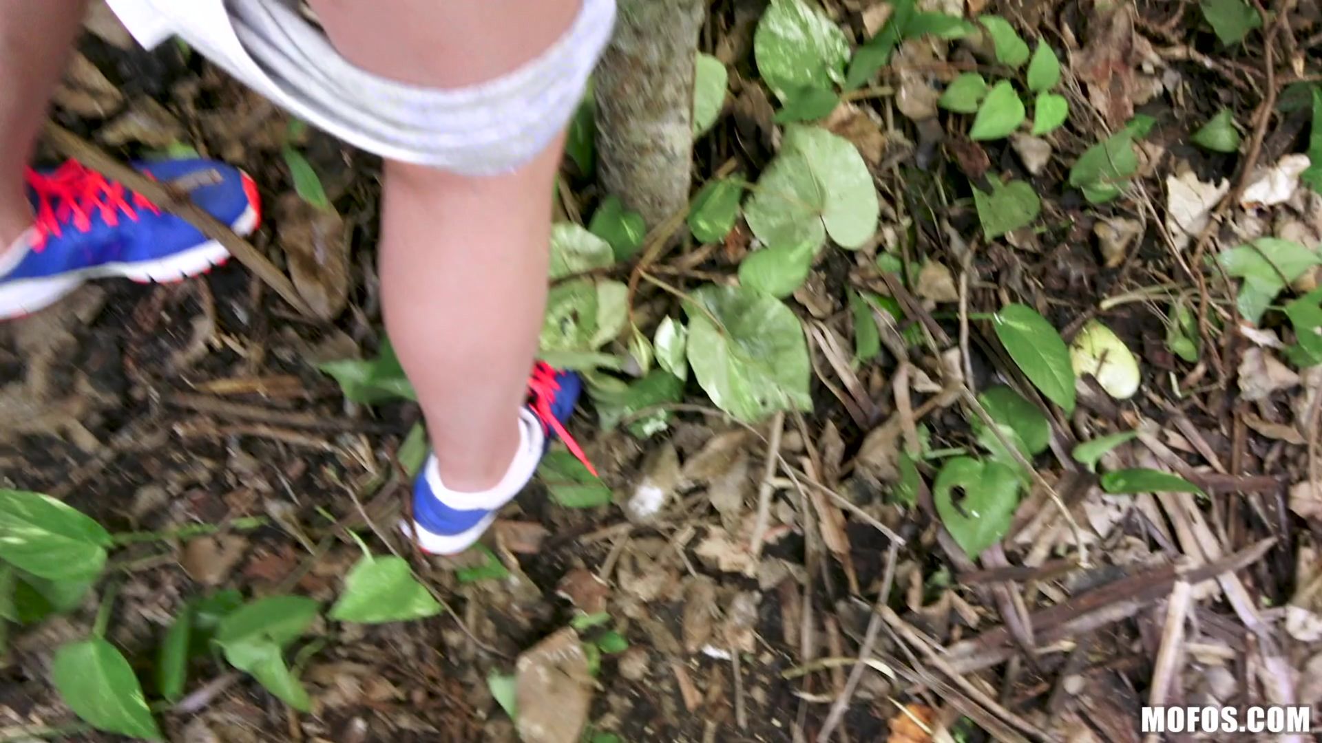Tiny Redhead Takes Dick In Park