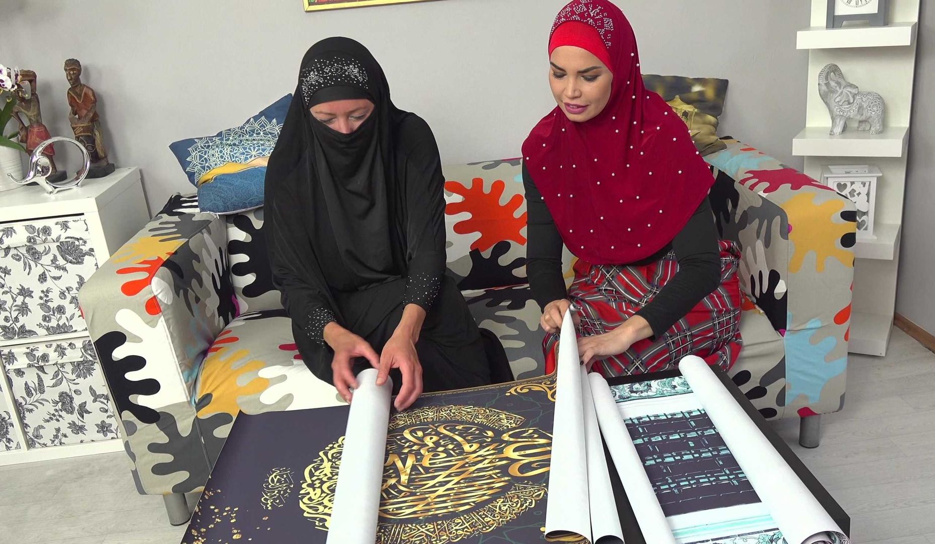 Muslim slut fucks for posters