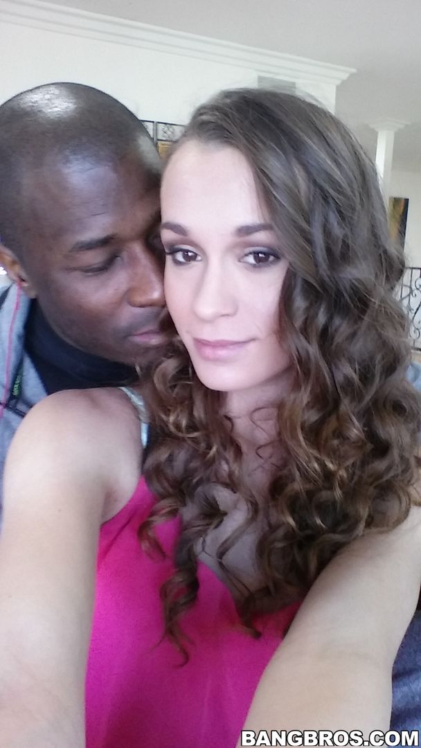 Petite white girl Interracial fucking!
