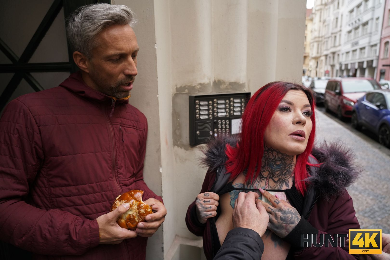 Tattooed Girl Fucked in Front of her Boyf for New Tattoos