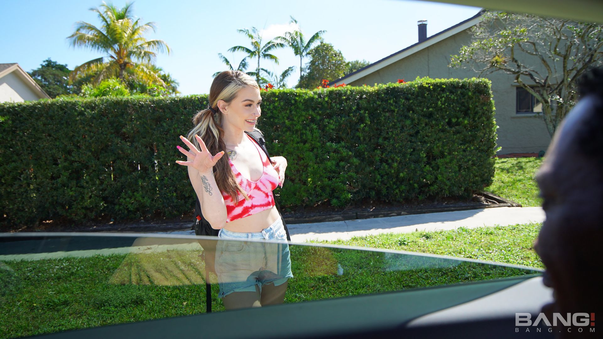 Kimberly Snow Gets A Ride Home From College And A Bonus Ride On Dick