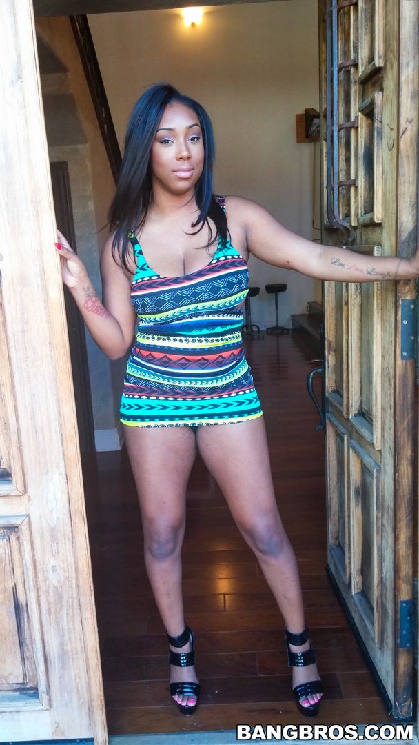 Thick Ebony Pussy Gets Railed