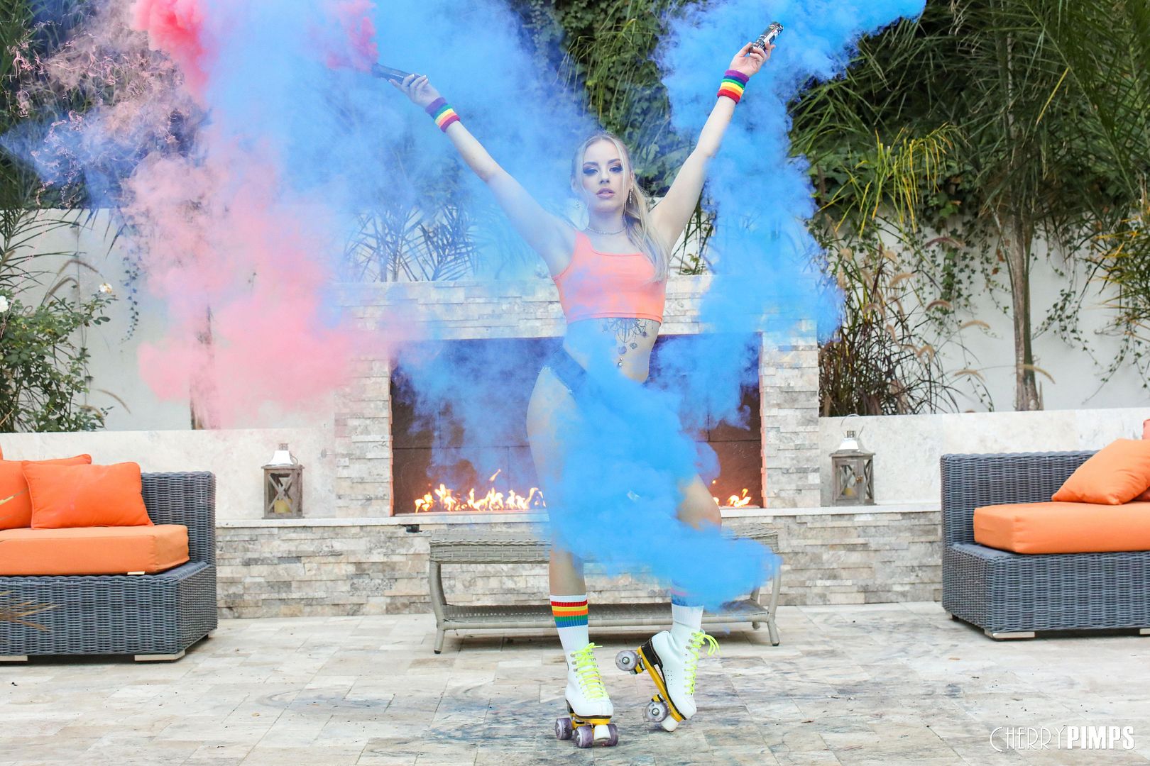 Roller Babe Anna Is Fit To Tease