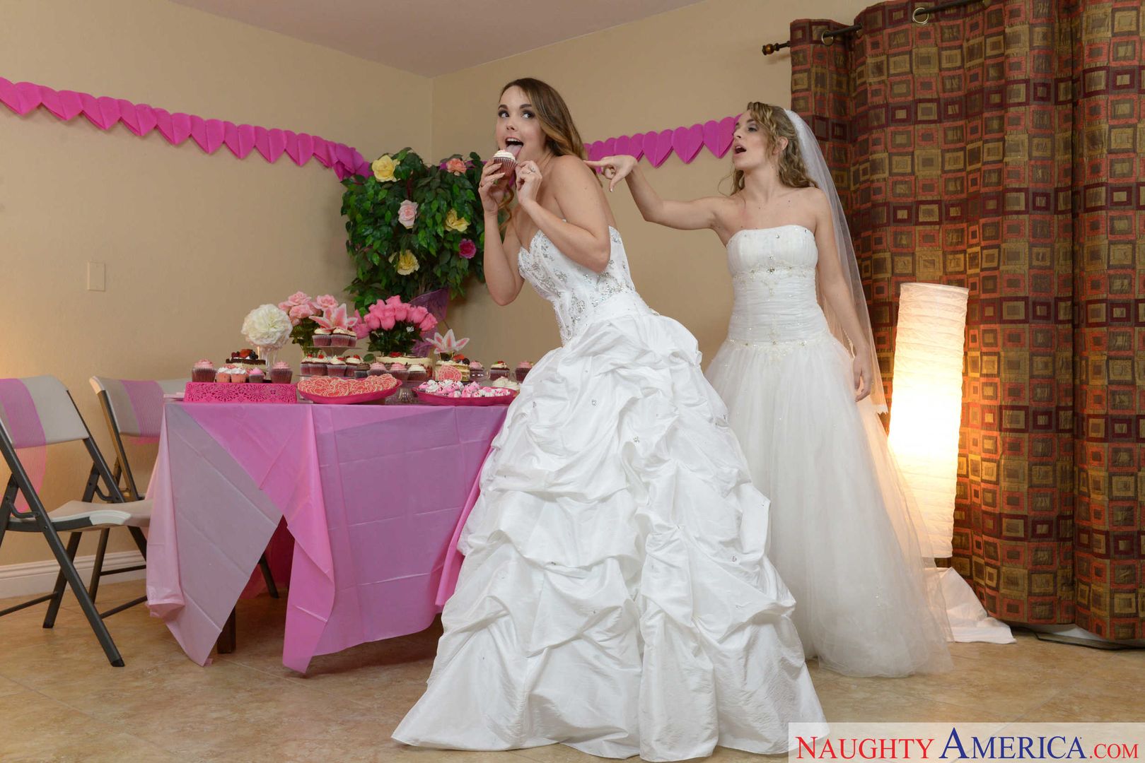 Dillion Harper fucking in the bedroom with her innie pussy