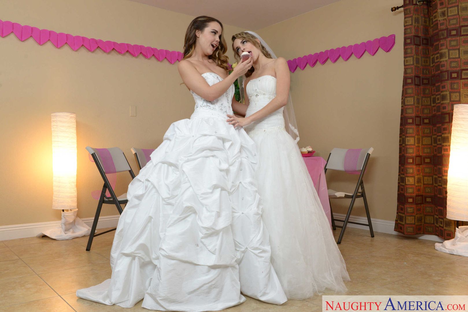 Dillion Harper fucking in the bedroom with her innie pussy