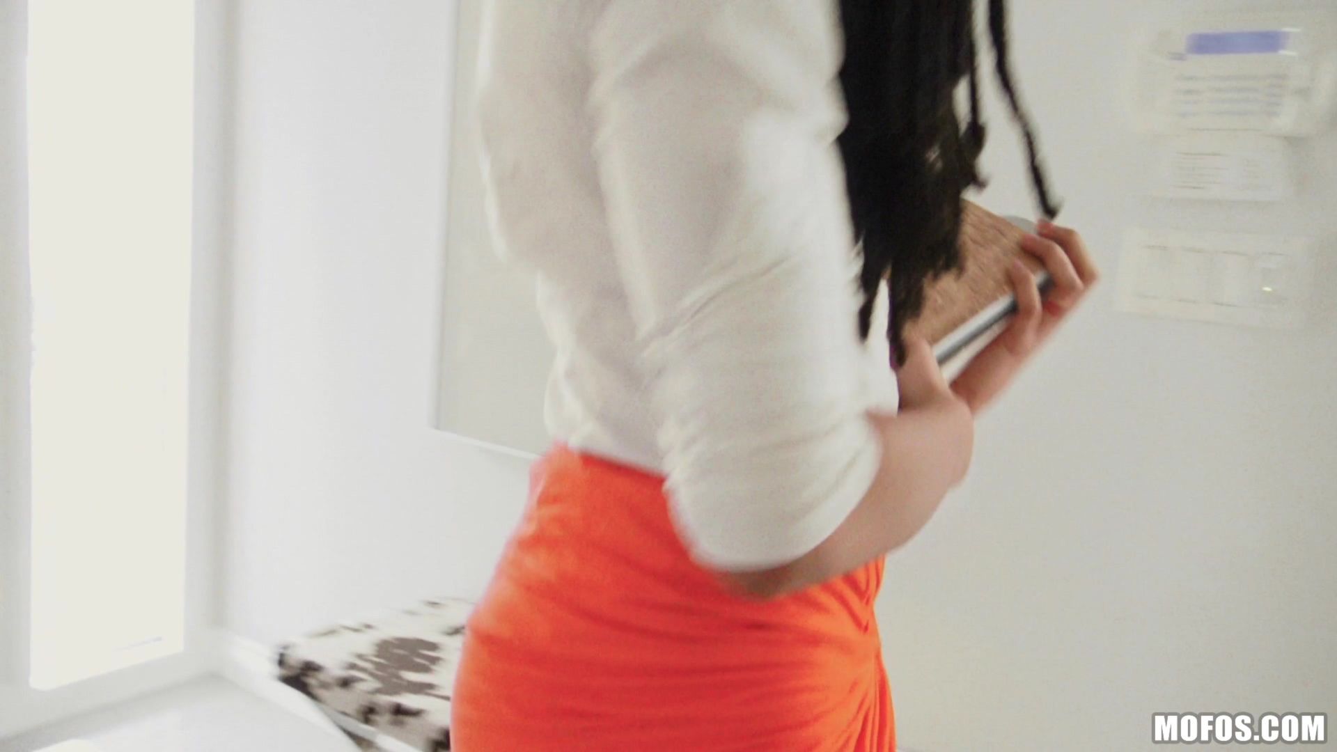 Abs and Ass on Thin Babe Kira