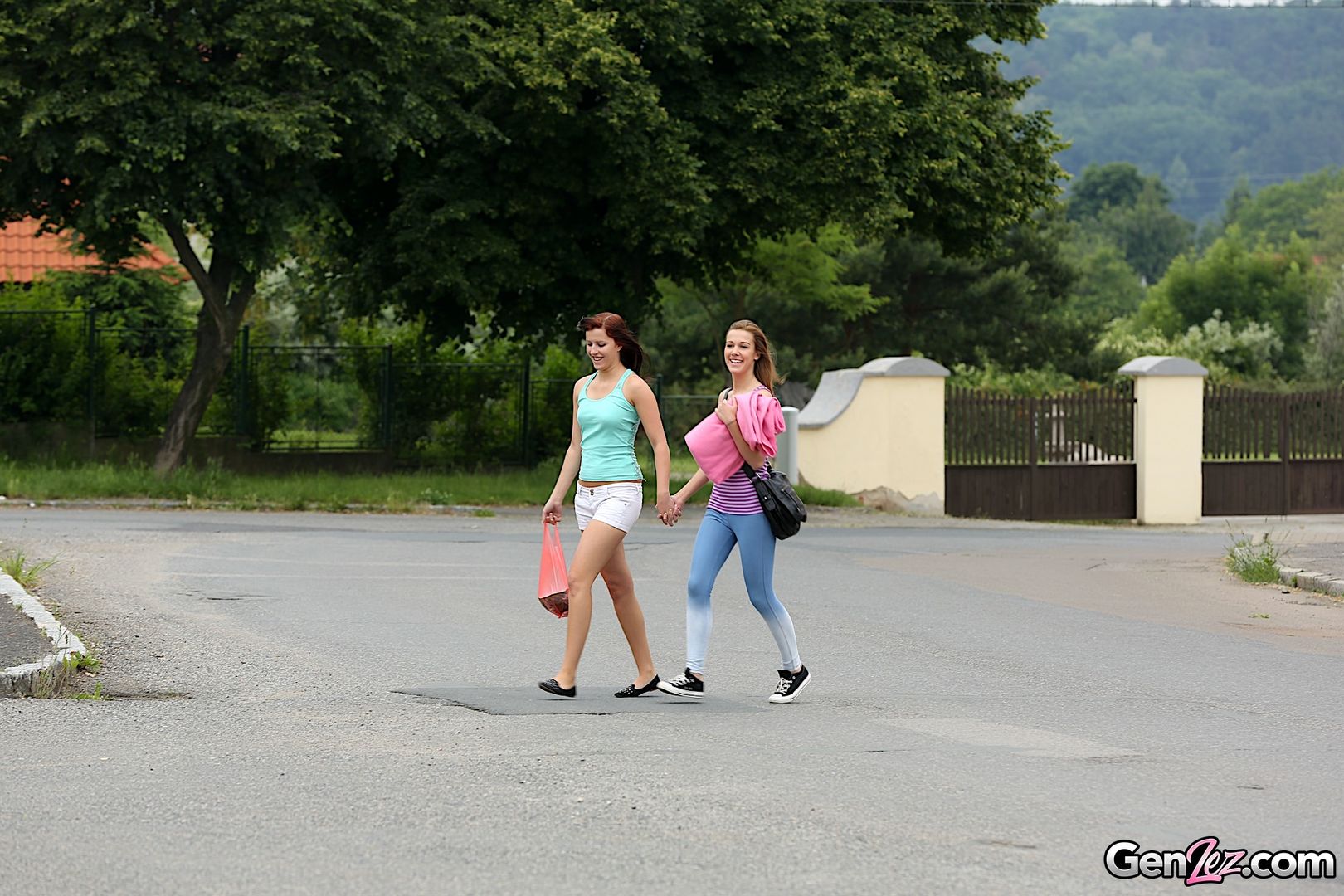 Ravishing Nymphs Revel In a Torrid Nature Tryst