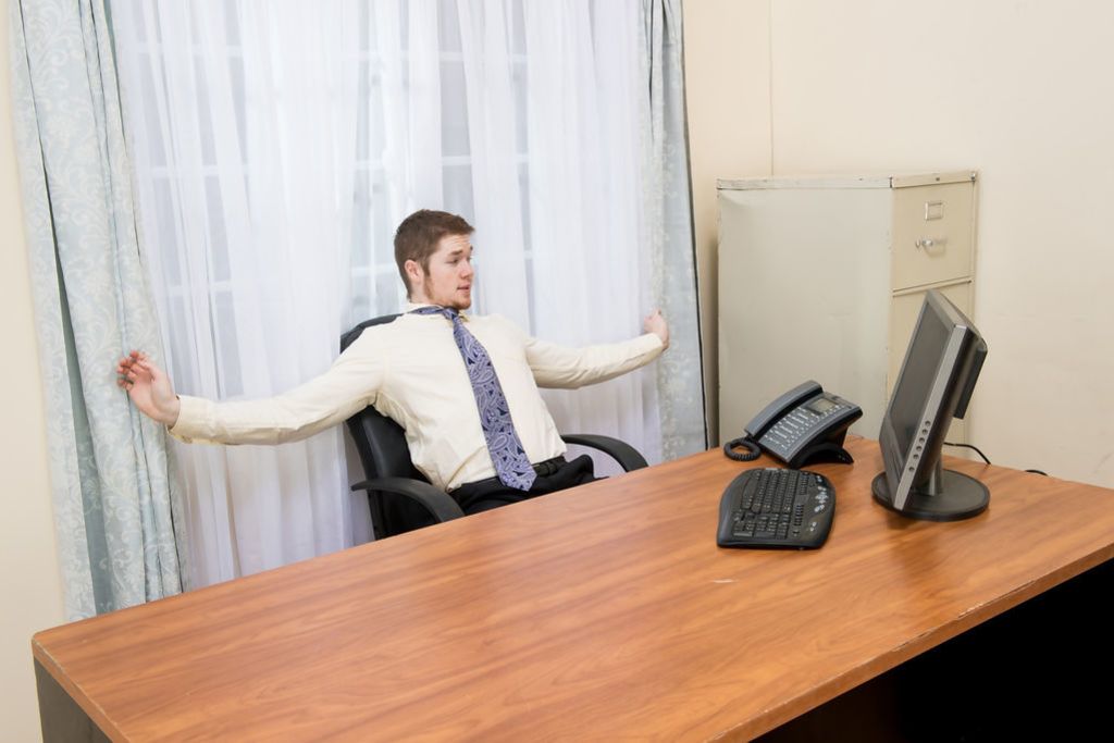 Silvia Saige Catches Horny Employee in Her Office!