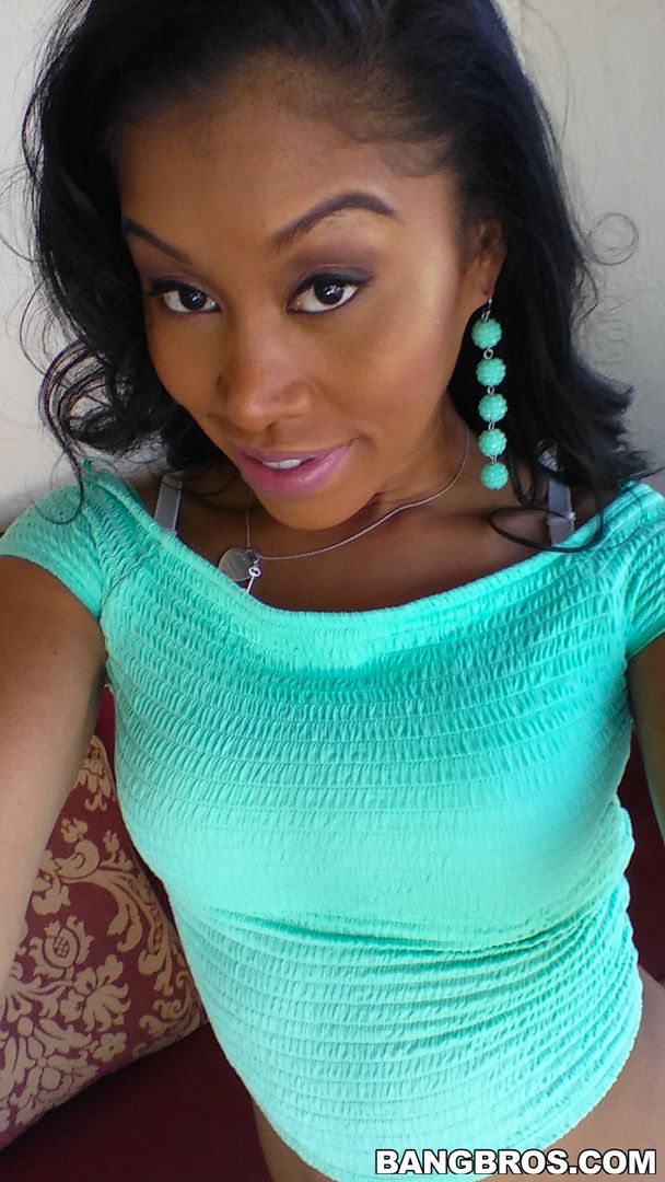 Thick Ebony swallows all of that cum