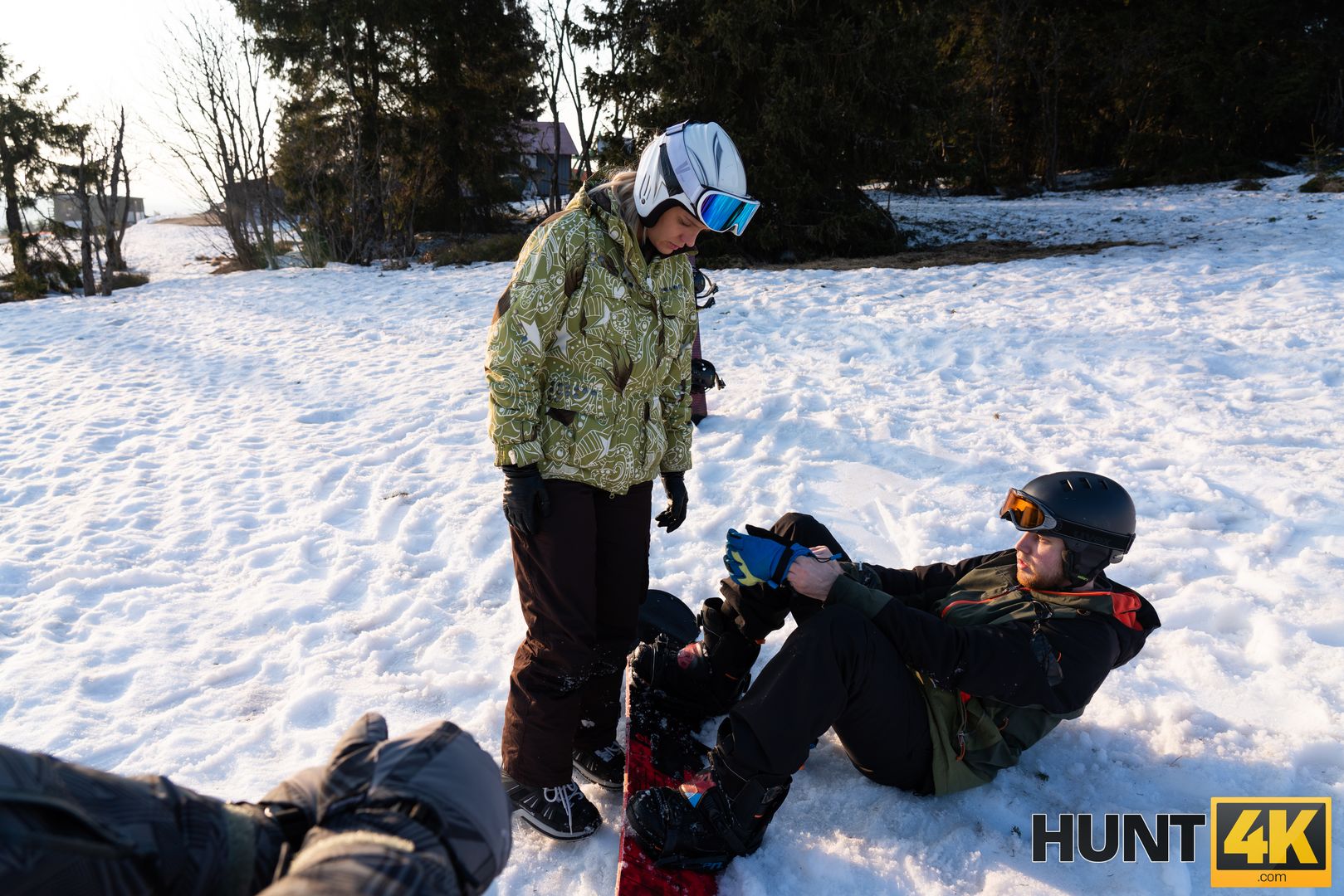 When Husband is Loser, Wife Fucks any Skier