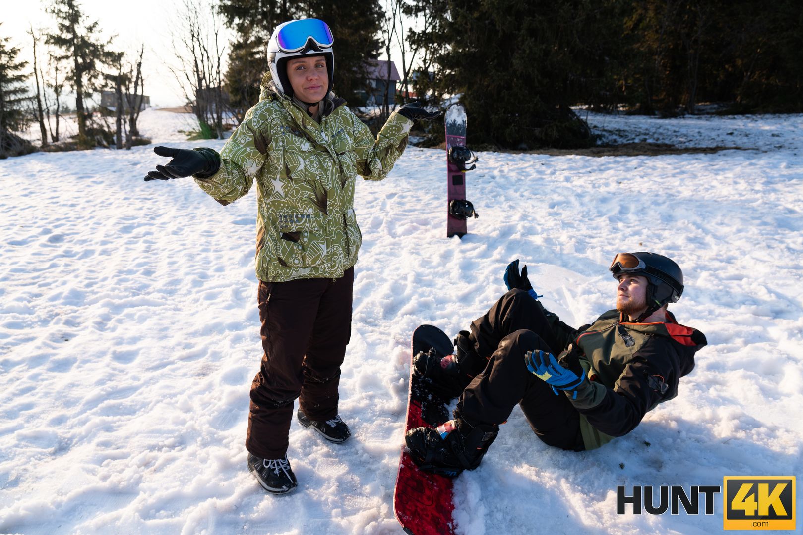 When Husband is Loser, Wife Fucks any Skier