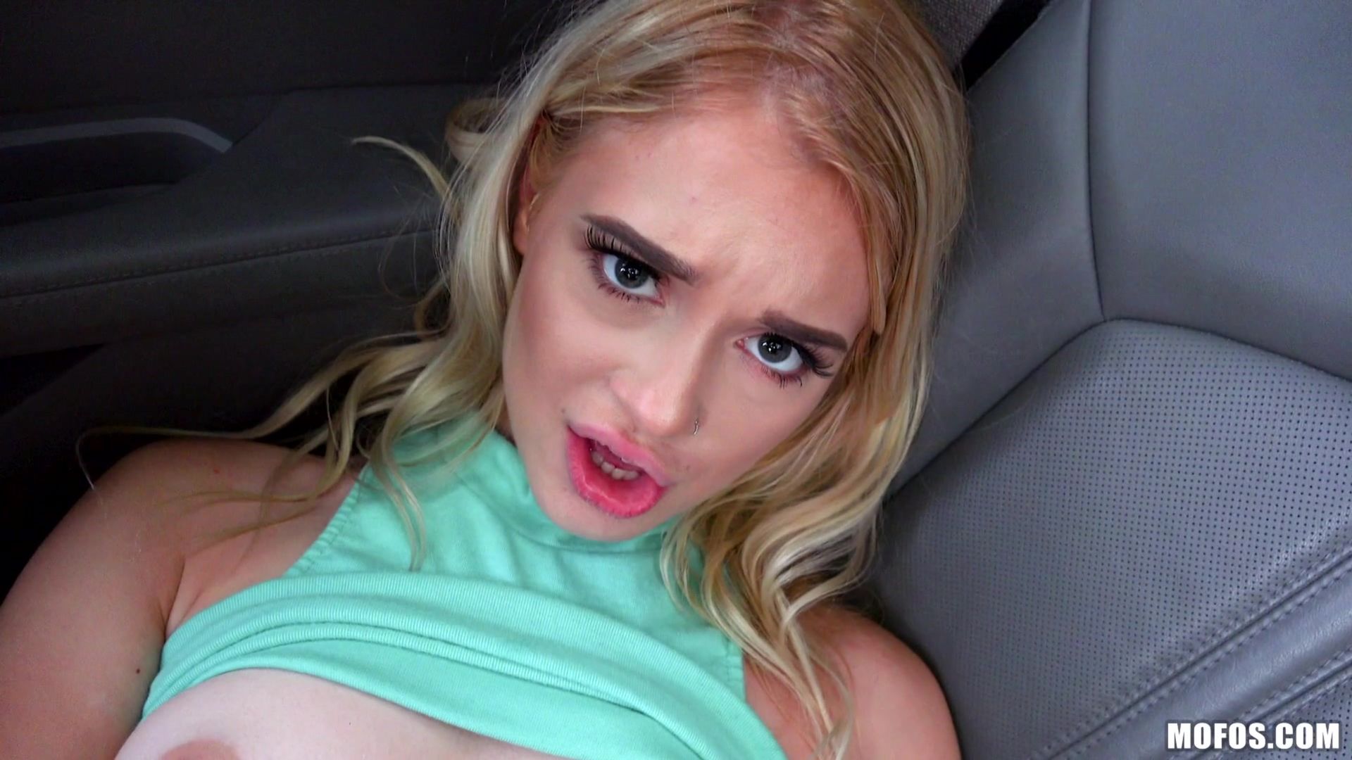 Slim Teen in Fishnets