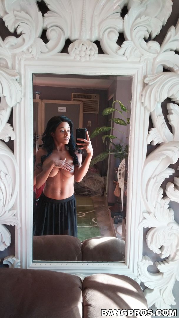 Mocha Skinned Cutie Interracial Fucking