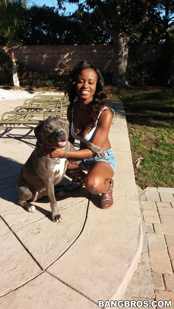 Sexy All Natural Ebony Tits