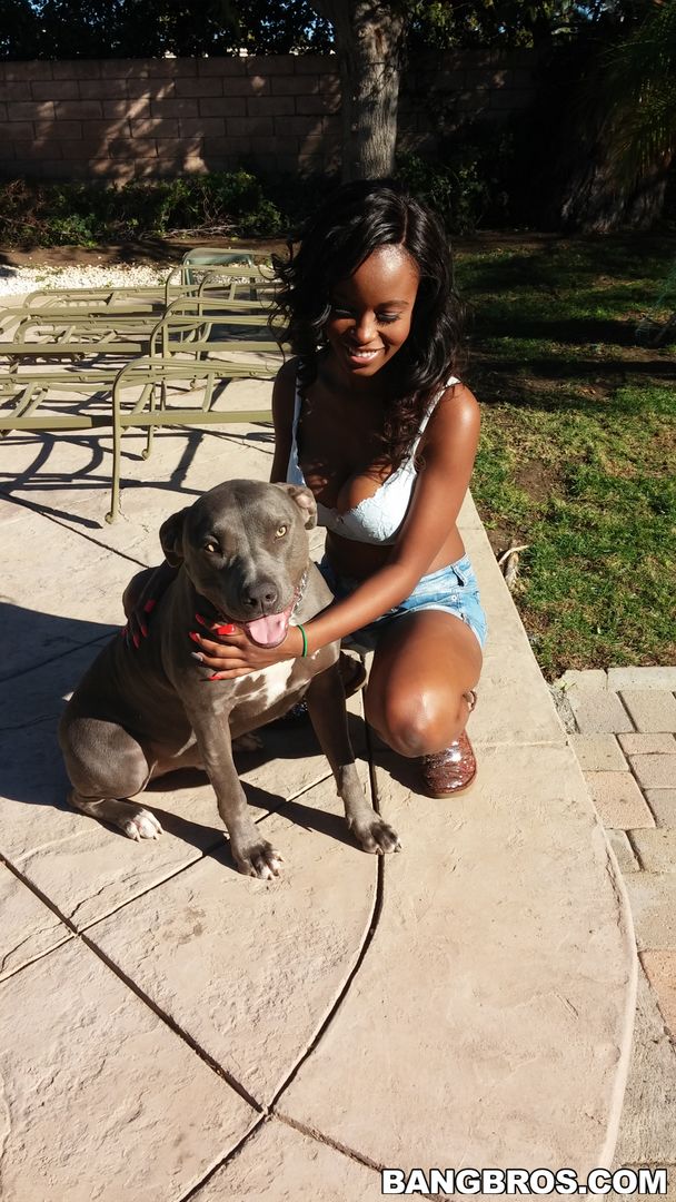 Sexy All Natural Ebony Tits