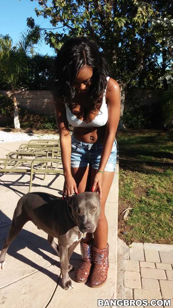 Sexy All Natural Ebony Tits
