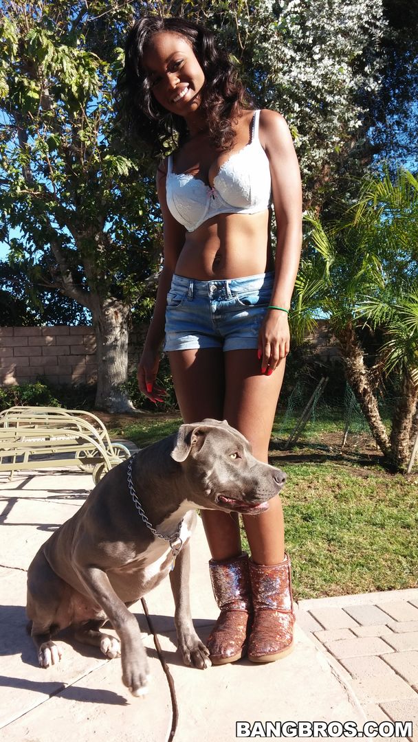 Sexy All Natural Ebony Tits