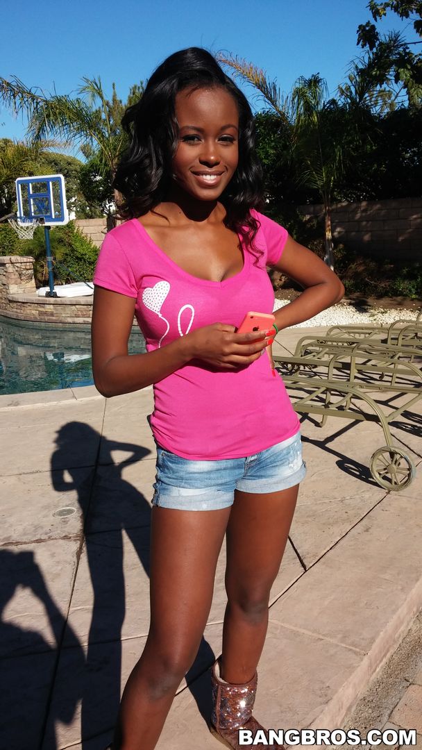 Sexy All Natural Ebony Tits