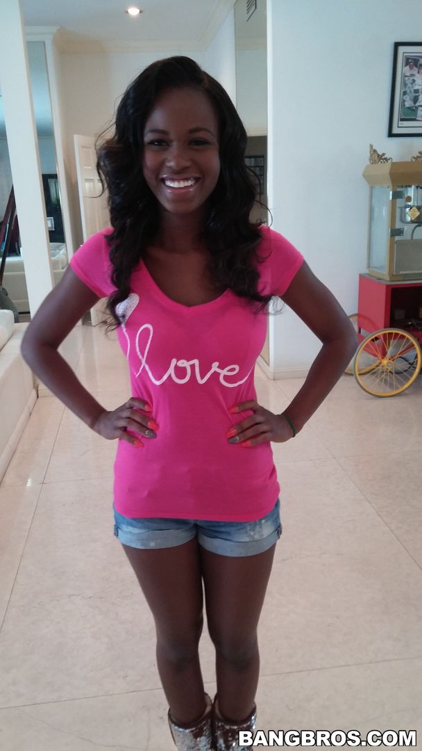 Sexy All Natural Ebony Tits