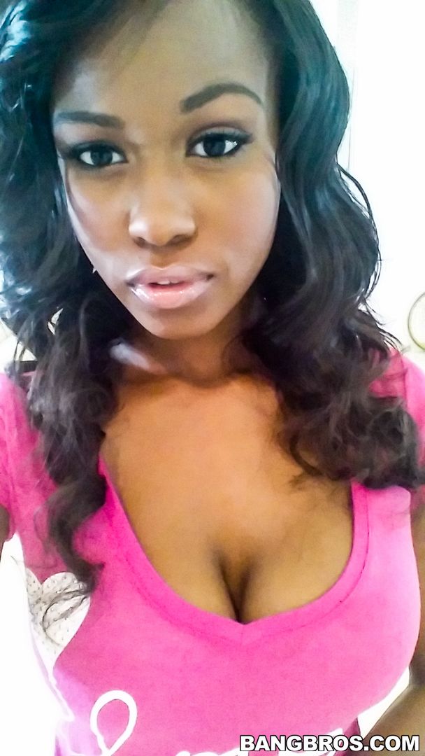 Sexy All Natural Ebony Tits
